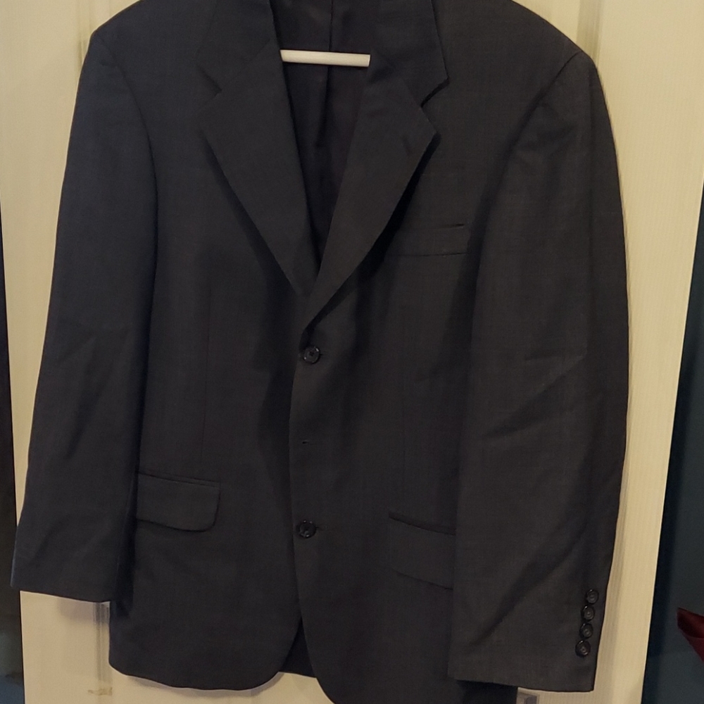 Oscar De La Renta Menswear Athletic Fit Wool Sports Coat Blazer